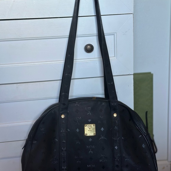 MCM PVC half moon shoulder bag - Picture 3 of 13